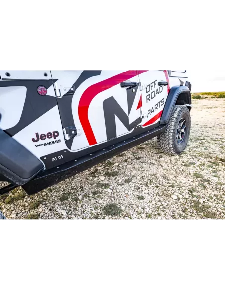 Protections de bas de caisse Jeep Wrangler Unlimited JLU 5 portes