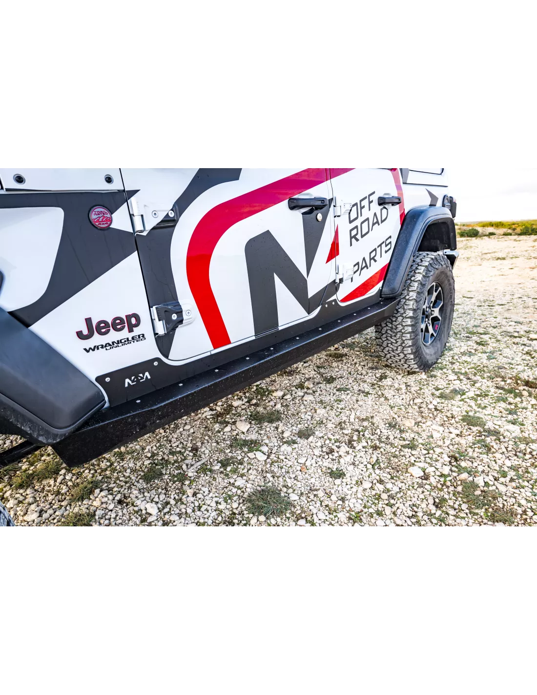 Protections de bas de caisse Jeep Wrangler Unlimited JLU 5 portes