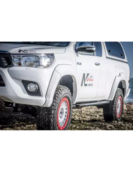 Protections tubulaires de bas de caisse Toyota Hilux Revo