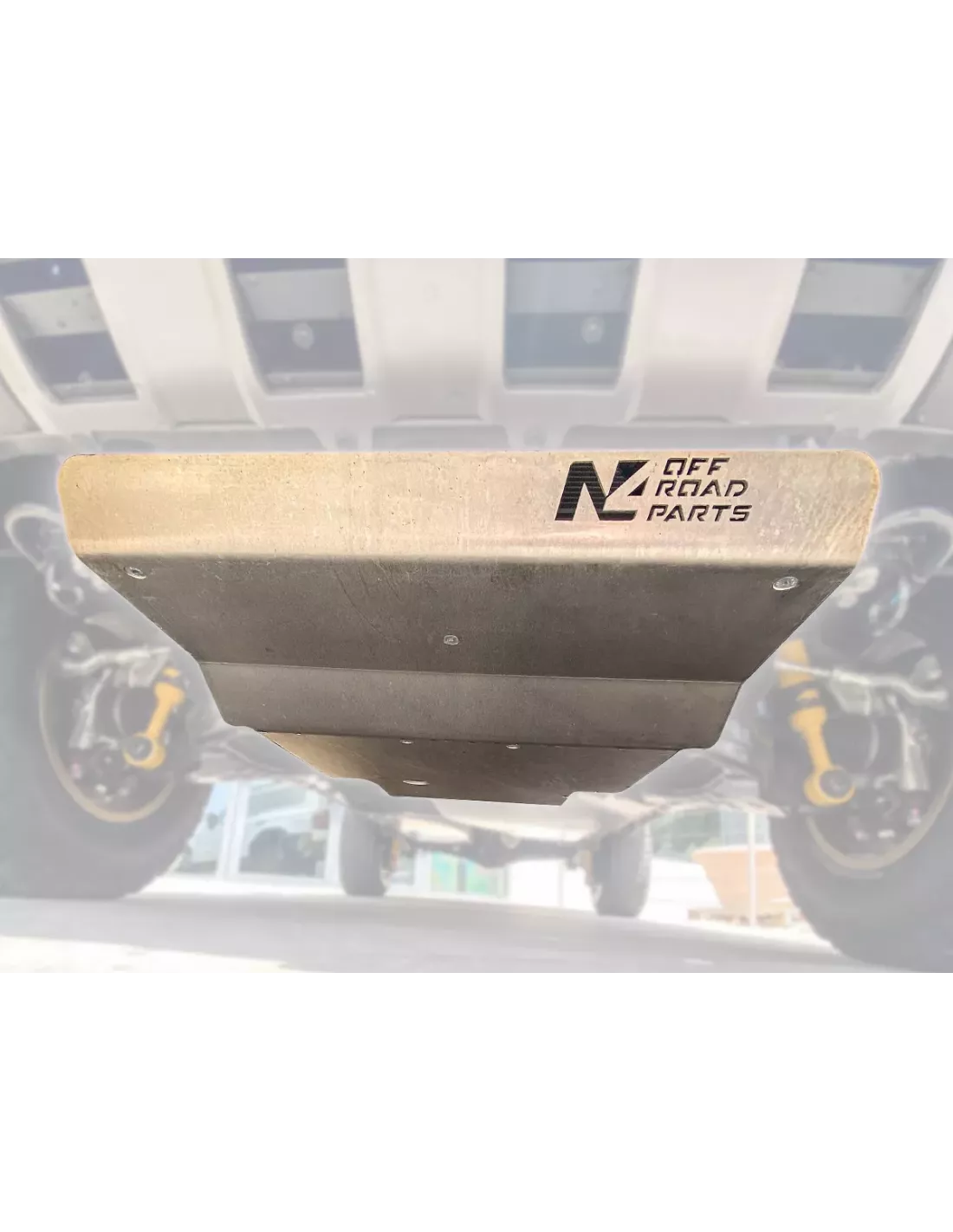 Beschermende skiën voorkant zacht aluminium 8 mm voor TOYOTA