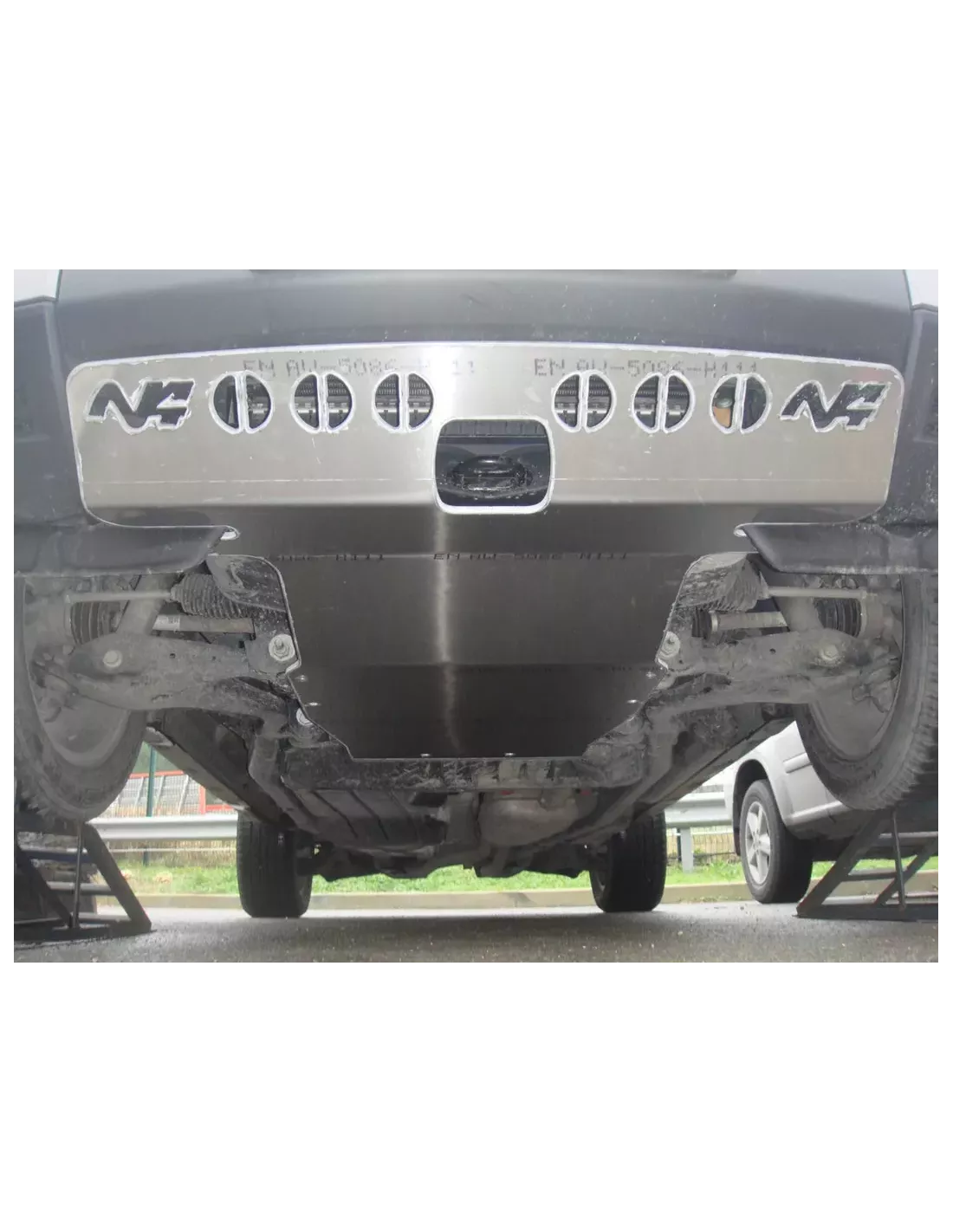Ski de protection avant en aluminium de 8mm pour Land Rover Discovery
