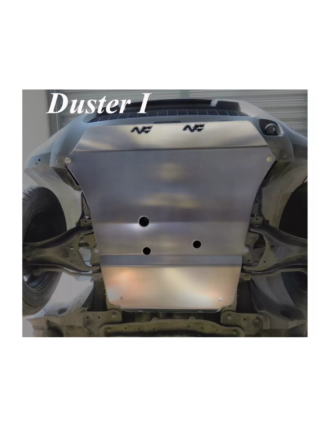 Ski-bescherming Vooraluminium 6mm Dacia Duster 2009-2023