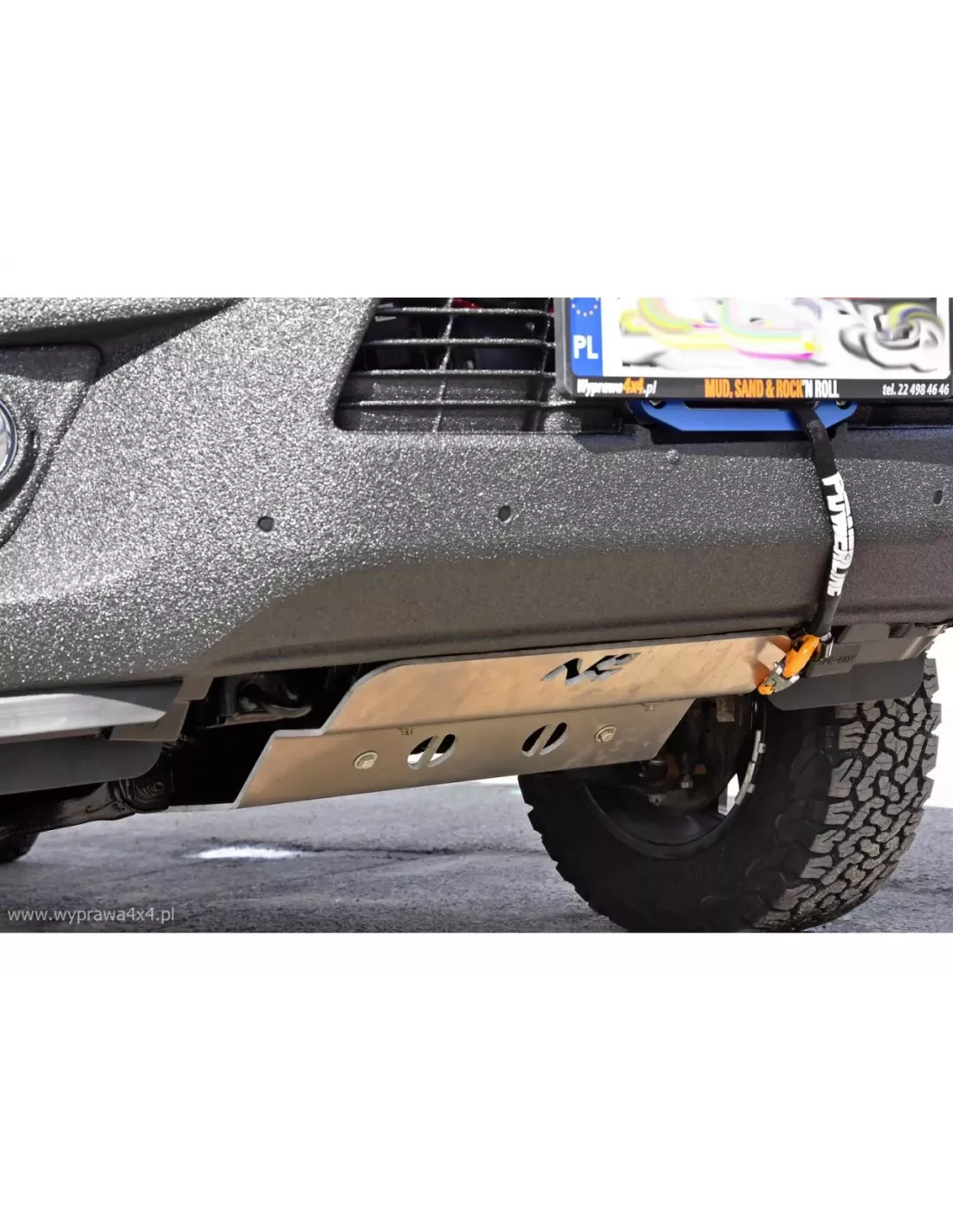 8mm 8mm aluminium zachte beschermende skiën voor TOYOTA HILUX