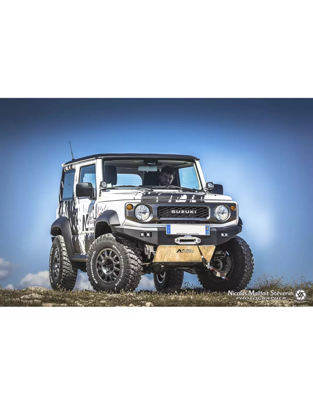 8mm aluminium voorste skiën voor Suzuki Jimny na
