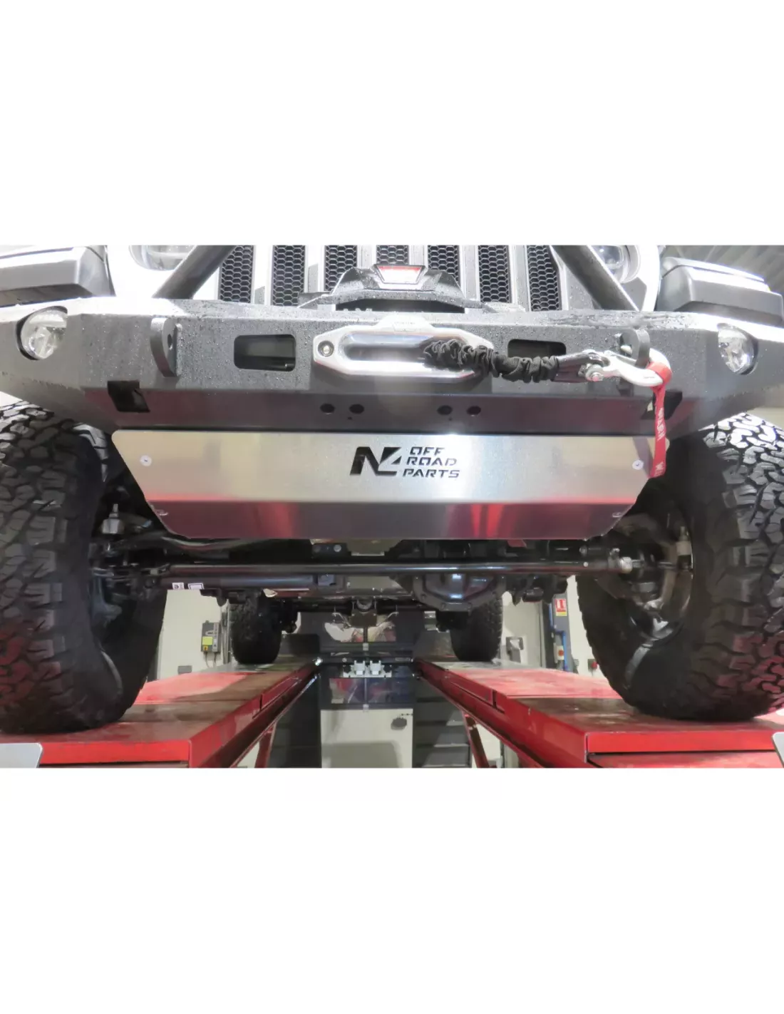 8mm aluminium voorbescherming skiën voor Jeep Wrangler JL en