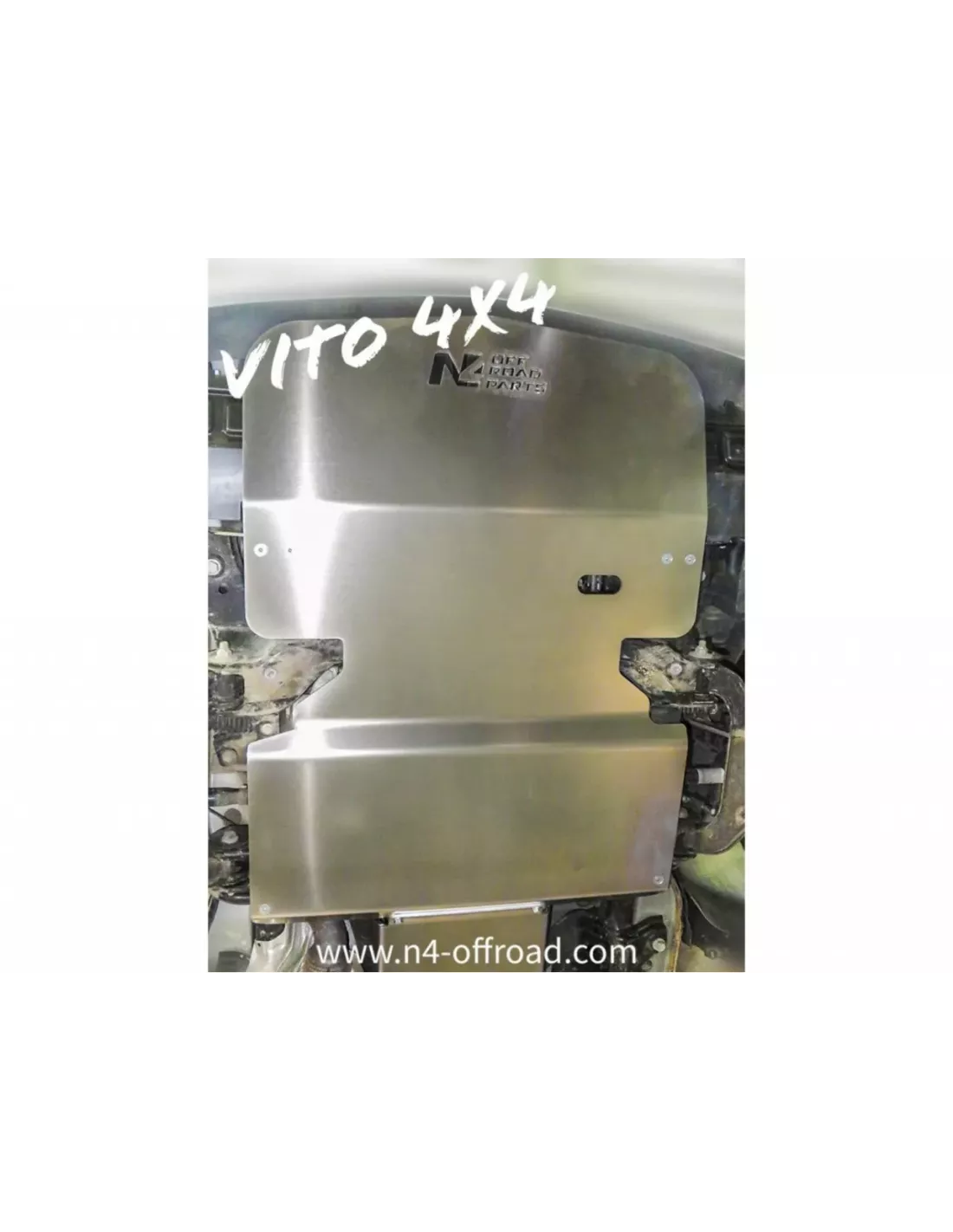 Ski de protection avant en aluminium de 6mm pour Mercedes Vito Viano