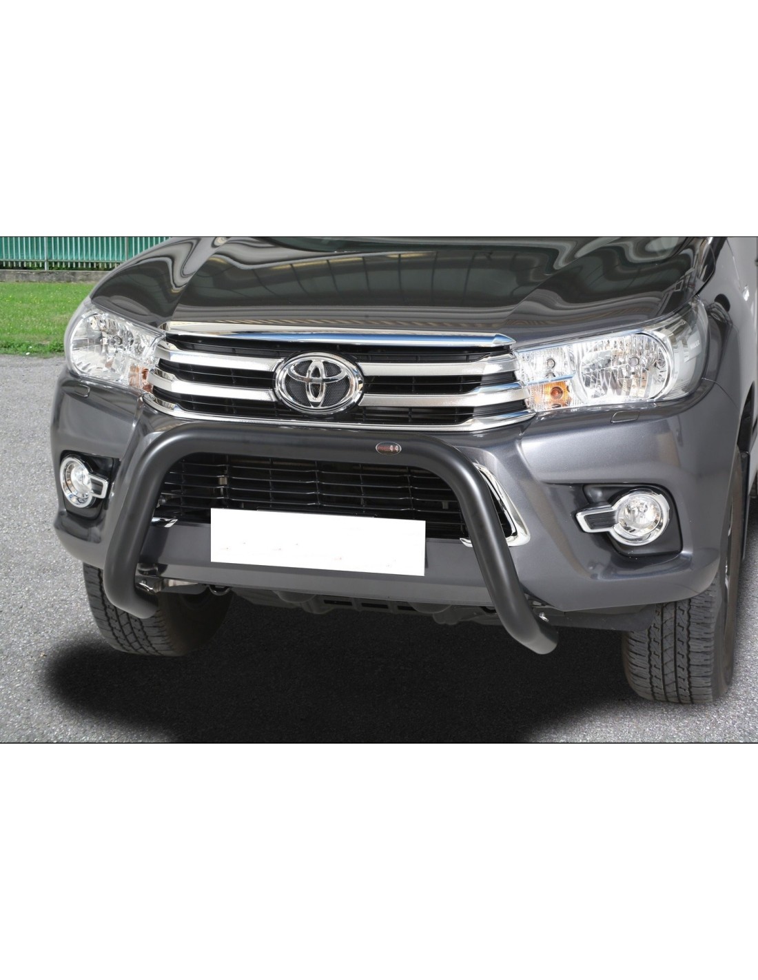 Schwarzer Bull Bar für Toyota Hilux
