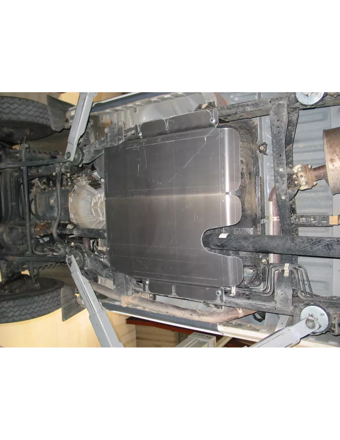 Skiën Beschermende overdrachtsbox en 8mm aluminium tank