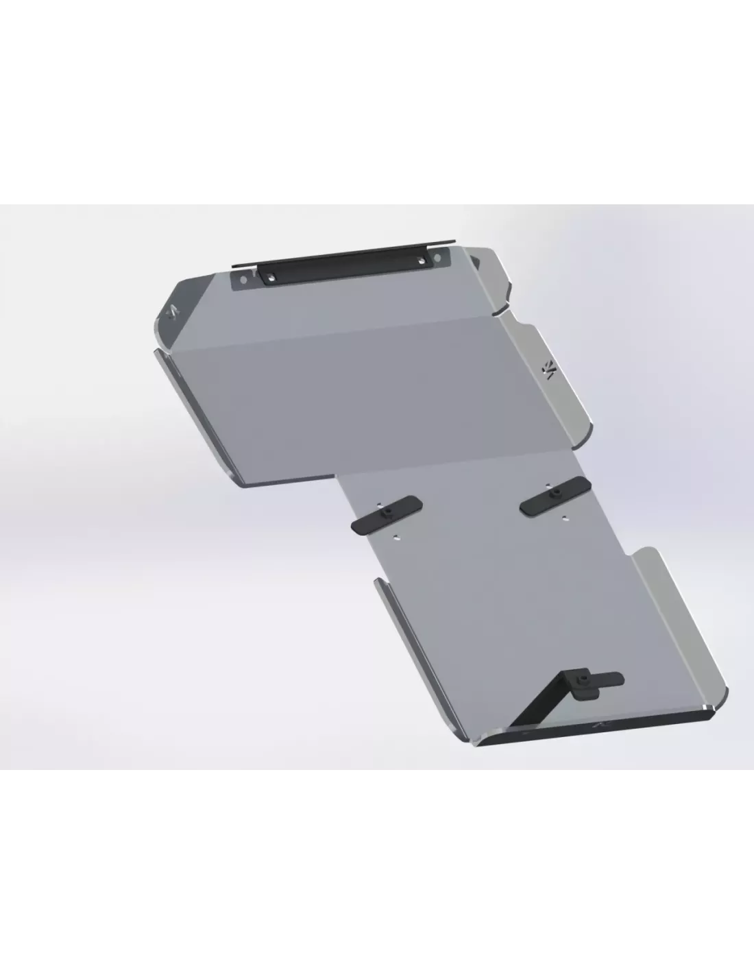 Ski de protection boîtes vitesses et transfert en aluminium de 8mm