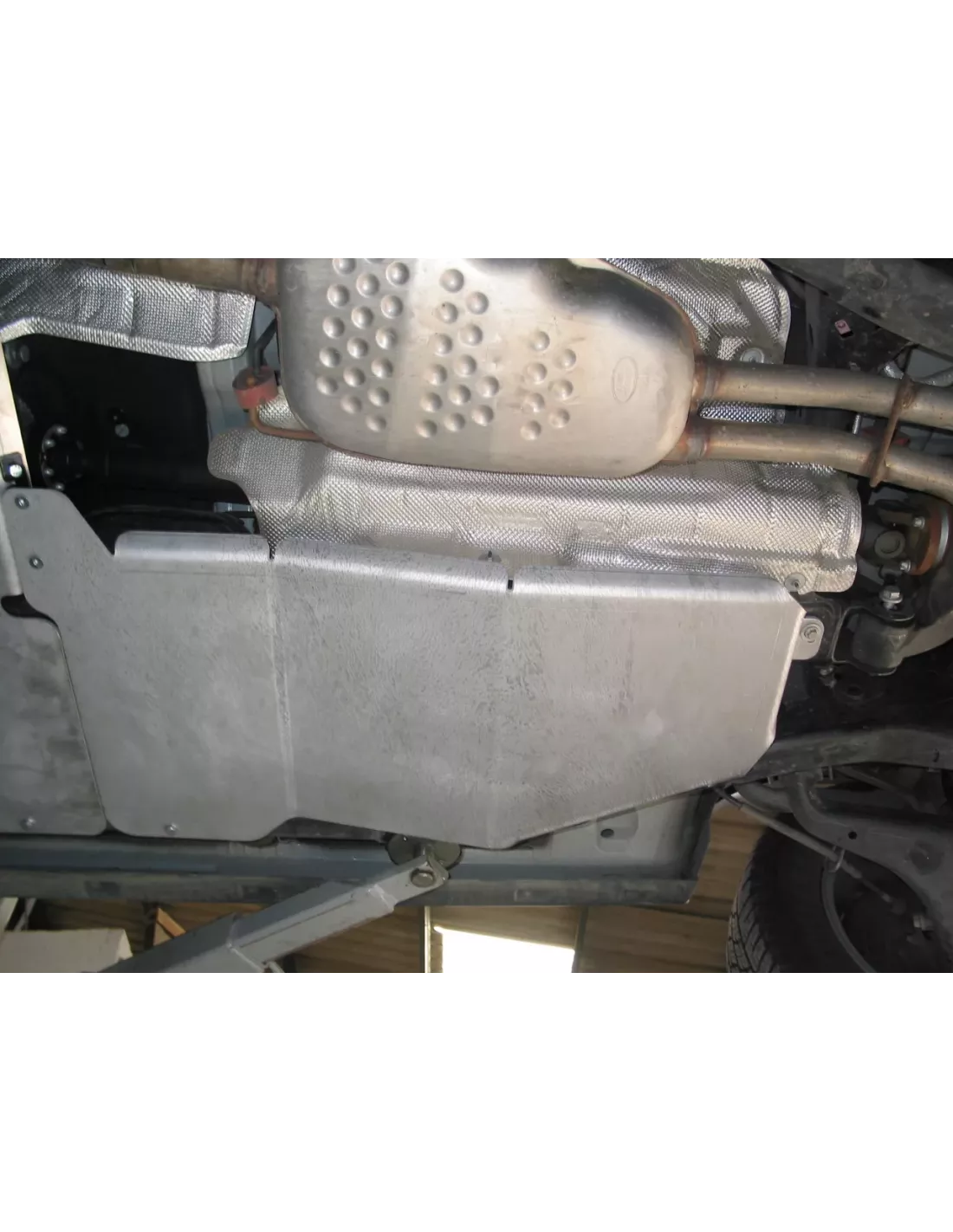 Ski de protection de réservoir en aluminium de 6mm pour Land Rover