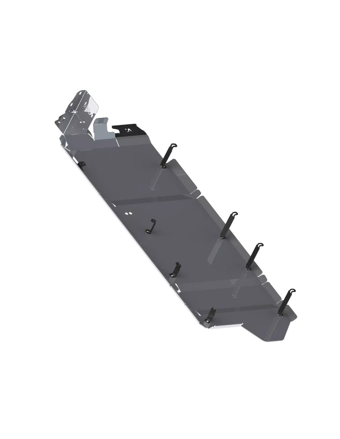 Ski réservoir carburant + adblue + webasto en aluminium de 5mm