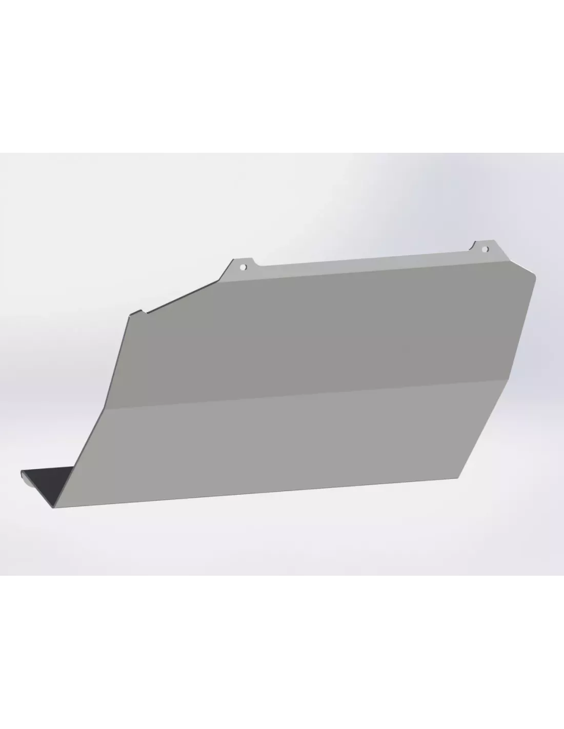 Ski de protection de réservoir supplémentaire en aluminium de 5mm