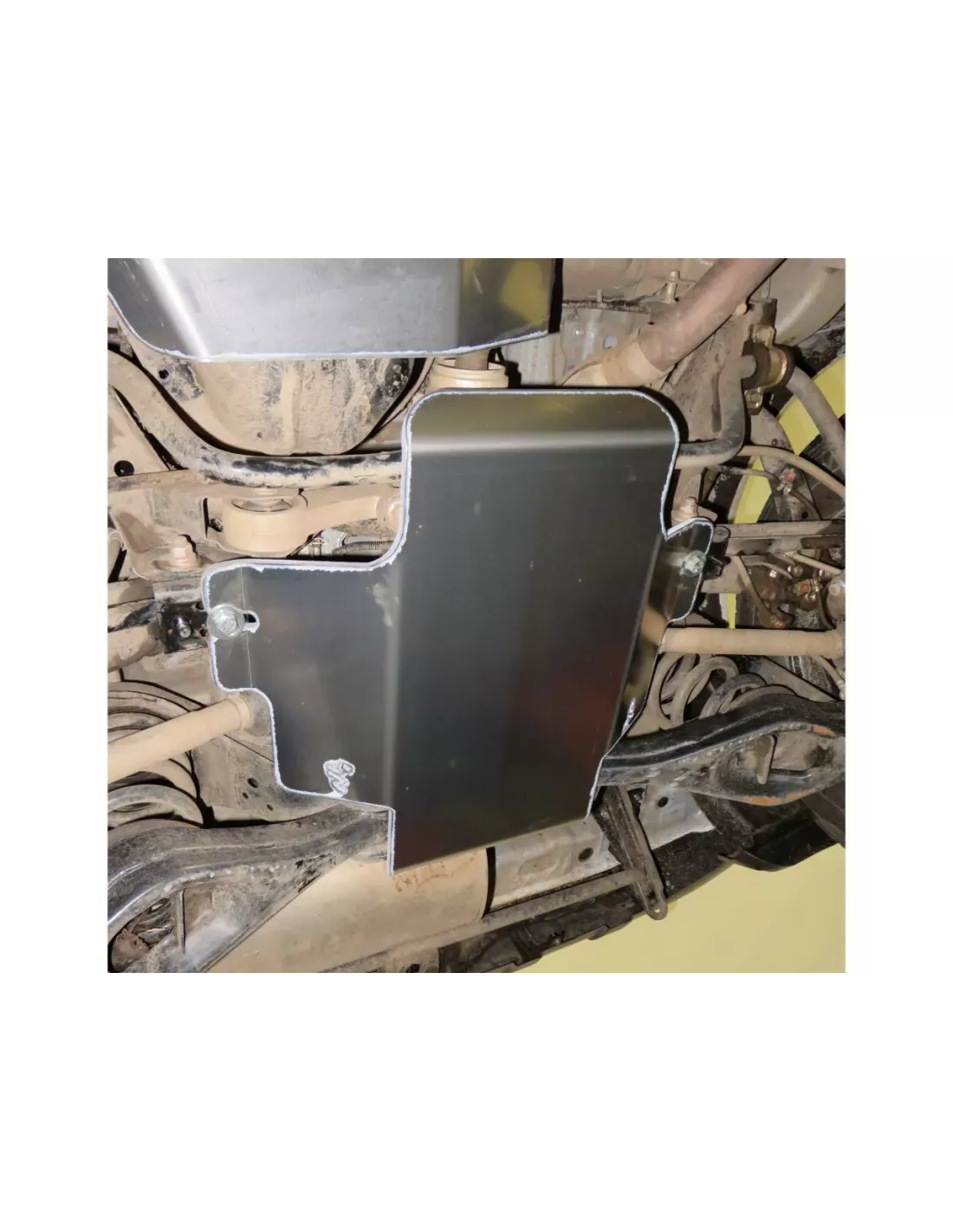 Ski de protection de pont arrière en aluminium de 8mm pour Mitsubishi