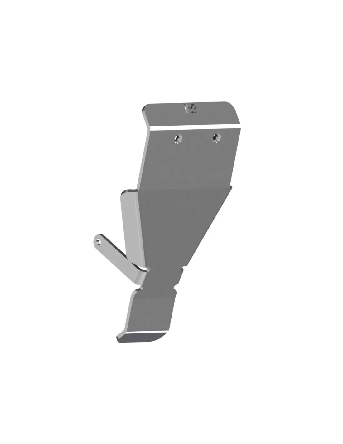 Ski de protection de nez de pont arrière en aluminium de 8mm pour