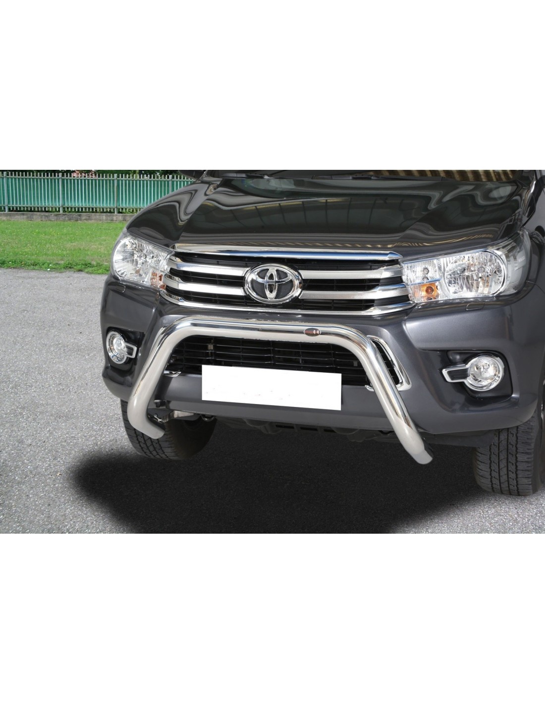 Pare-buffle inox pour Toyota Hilux