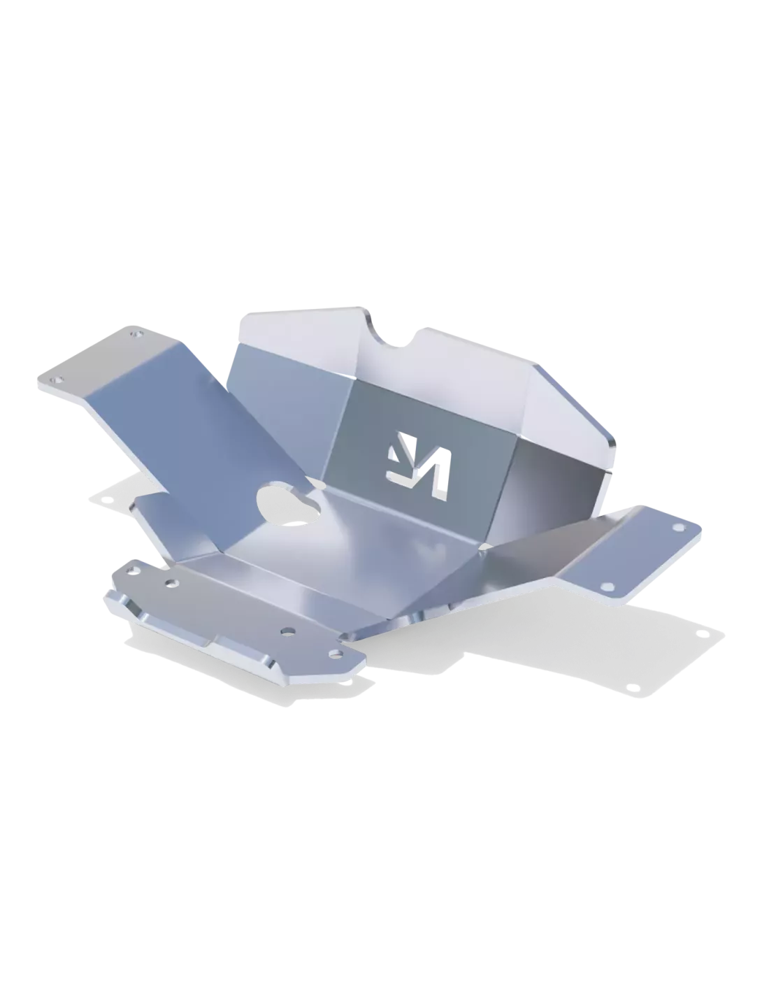 Ski protection nez pont arrière aluminium 8mm Hilux Revo