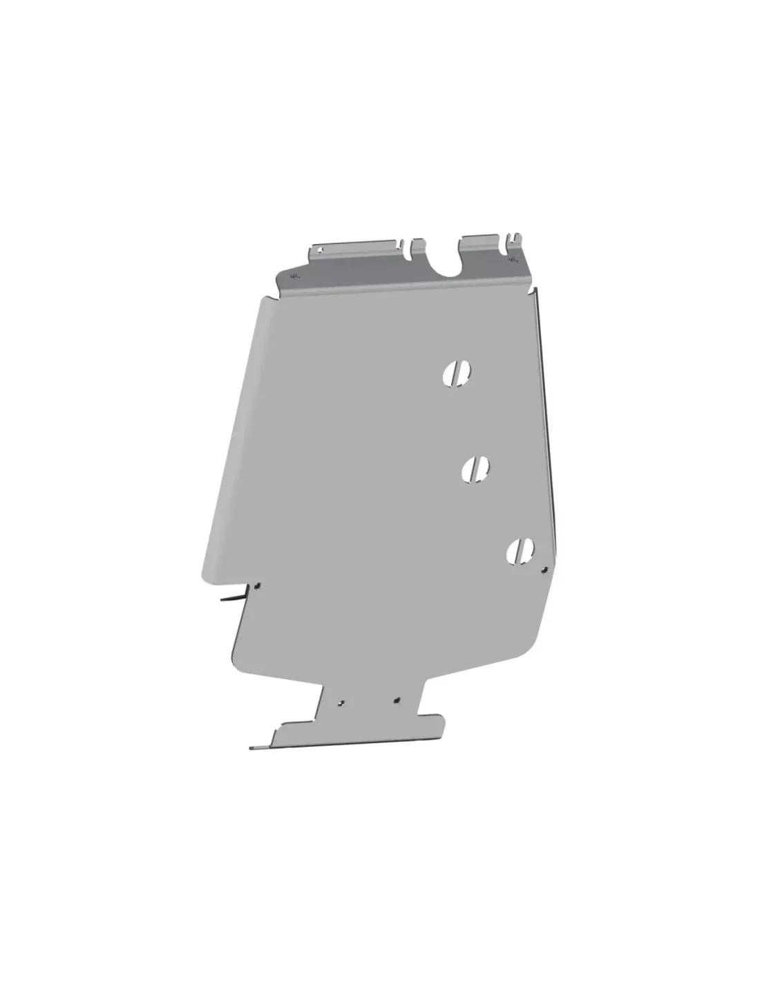 Ski de protection de réservoir et de pont arrière en aluminium de 6mm