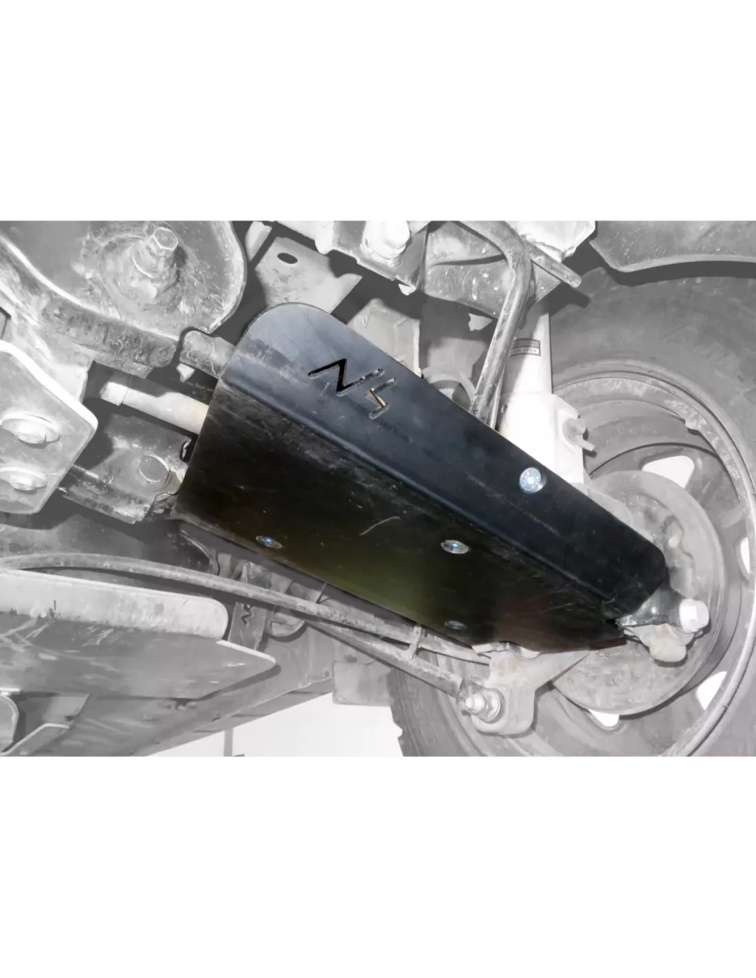 Paire de protections de triangles arrières en PEHD de 6mm pour Dacia