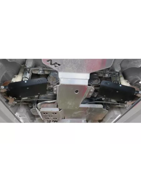 Paire de protections de triangles arrières en PEHD de 6mm pour Dacia