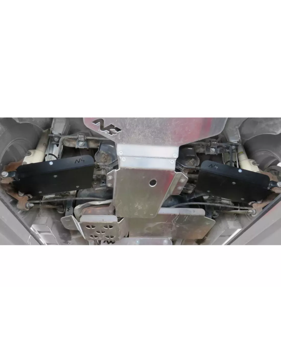 Paire de protections de triangles arrières en PEHD de 6mm pour Dacia