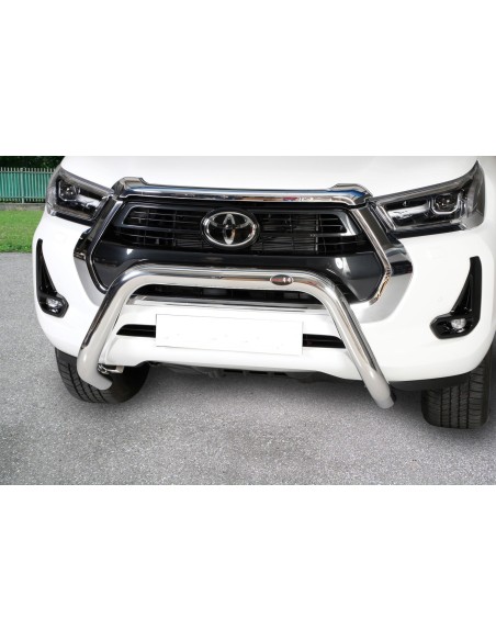 Pare-buffle inox pour Toyota Hilux