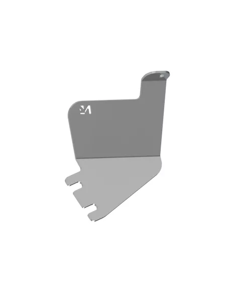 Ski de protection de tubulure d'intercooler en aluminium de 5mm pour
