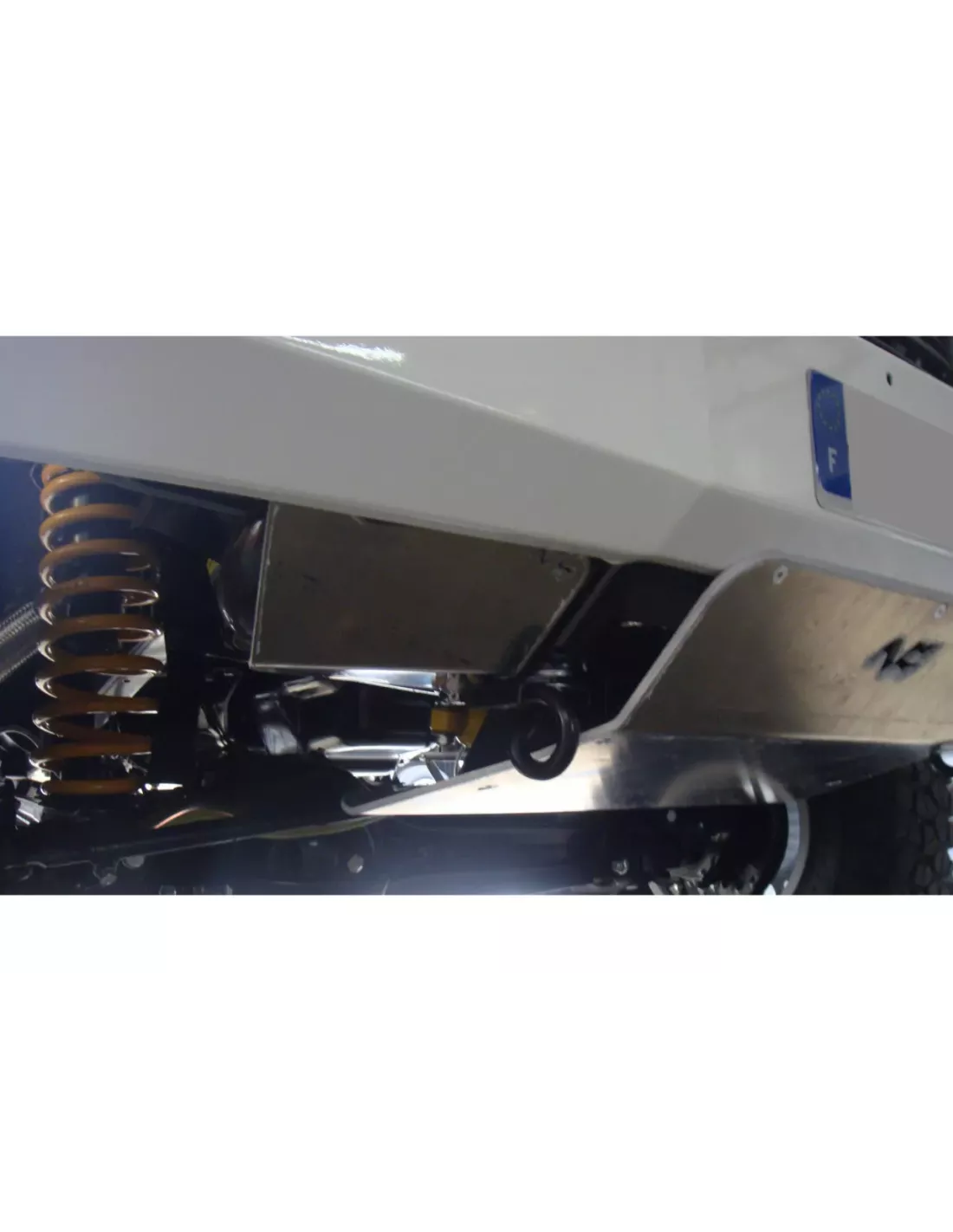 Ski de protection de tubulure d'intercooler en aluminium de 5mm pour