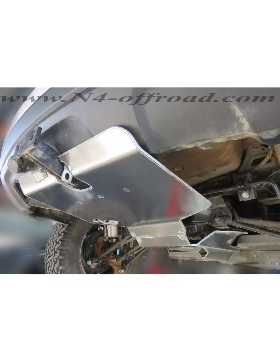 Ski protection pare chocs arrière aluminium 6mm Dacia Duster 4x4