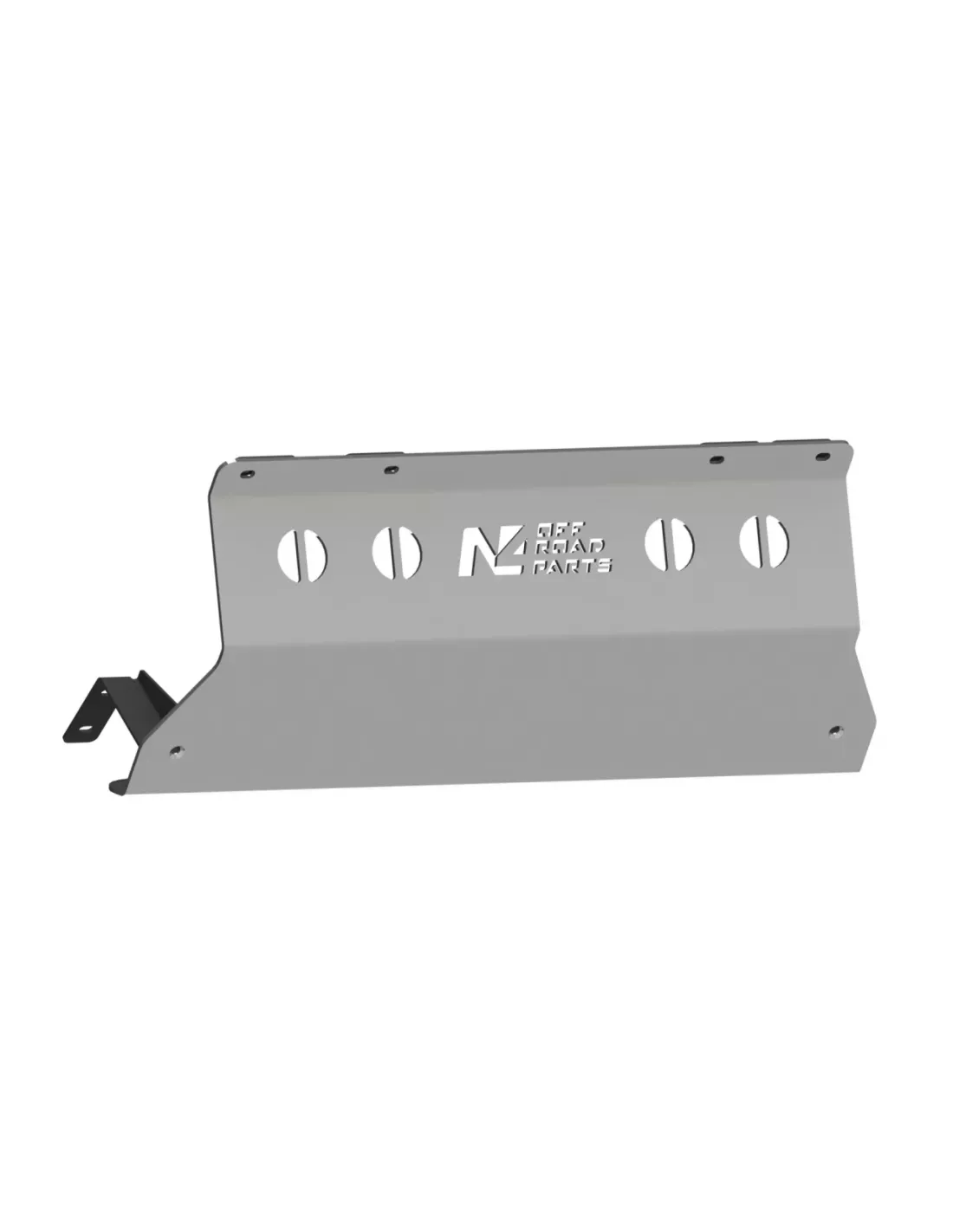 Ski de protection de silencieux arrière en aluminium de 6mm pour Jeep