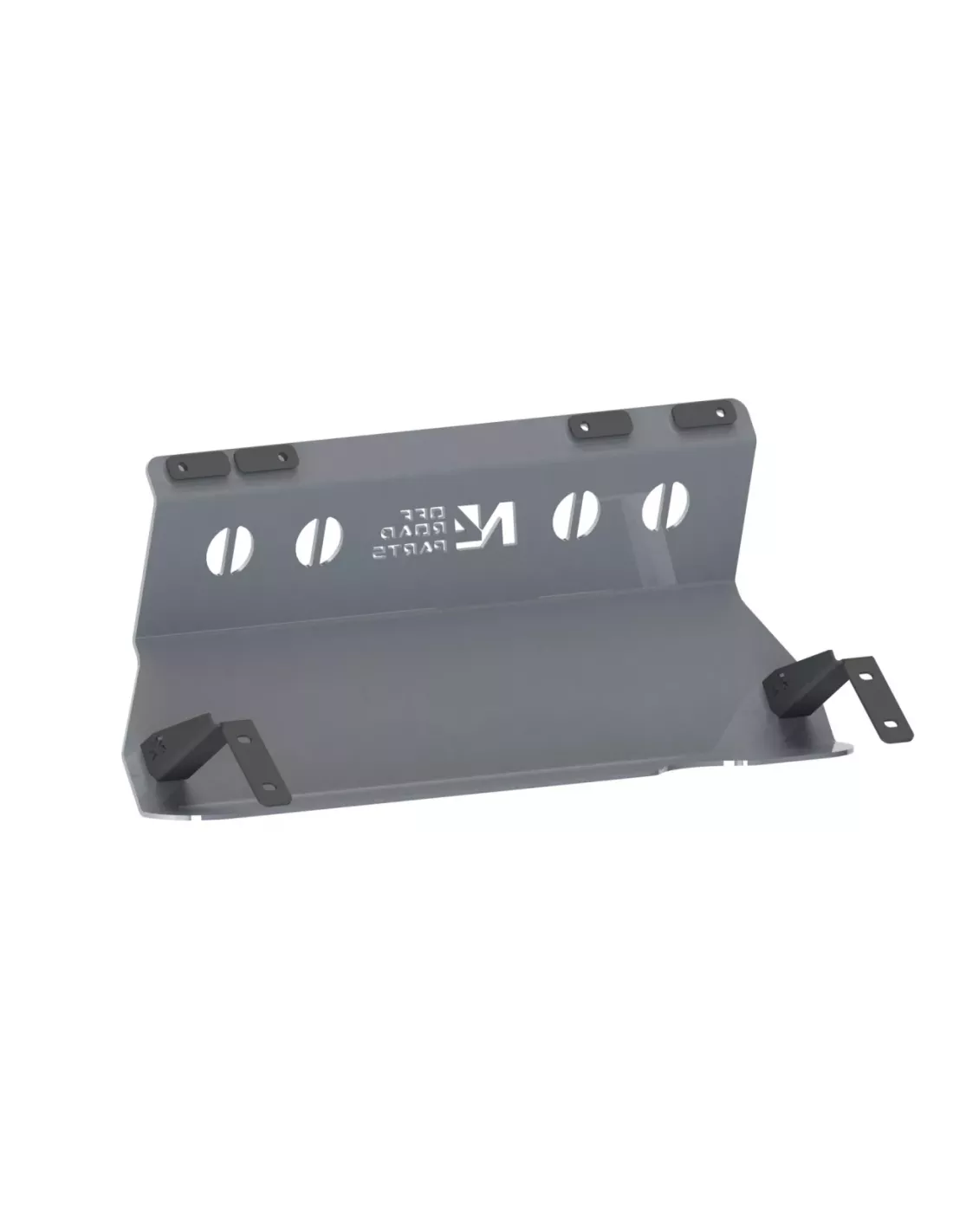 Ski de protection de silencieux arrière en aluminium de 6mm pour Jeep