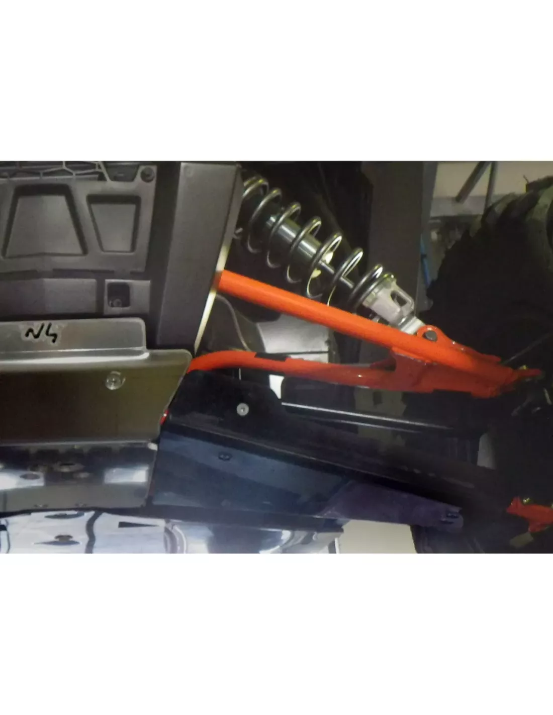 Paire de protections de triangle en PEHD de 10mm pour Polaris RZR