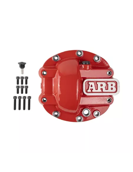 Coquille de protection rouge ARB pont DANA 30 Jeep Wrangler et