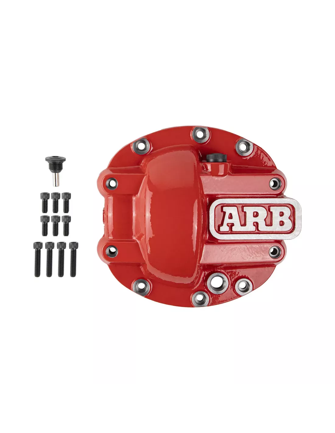 Coquille de protection rouge ARB pont DANA 30 Jeep Wrangler et