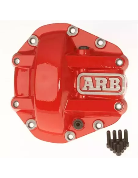 Coquille de protection rouge ARB pont DANA 30 Jeep Wrangler et