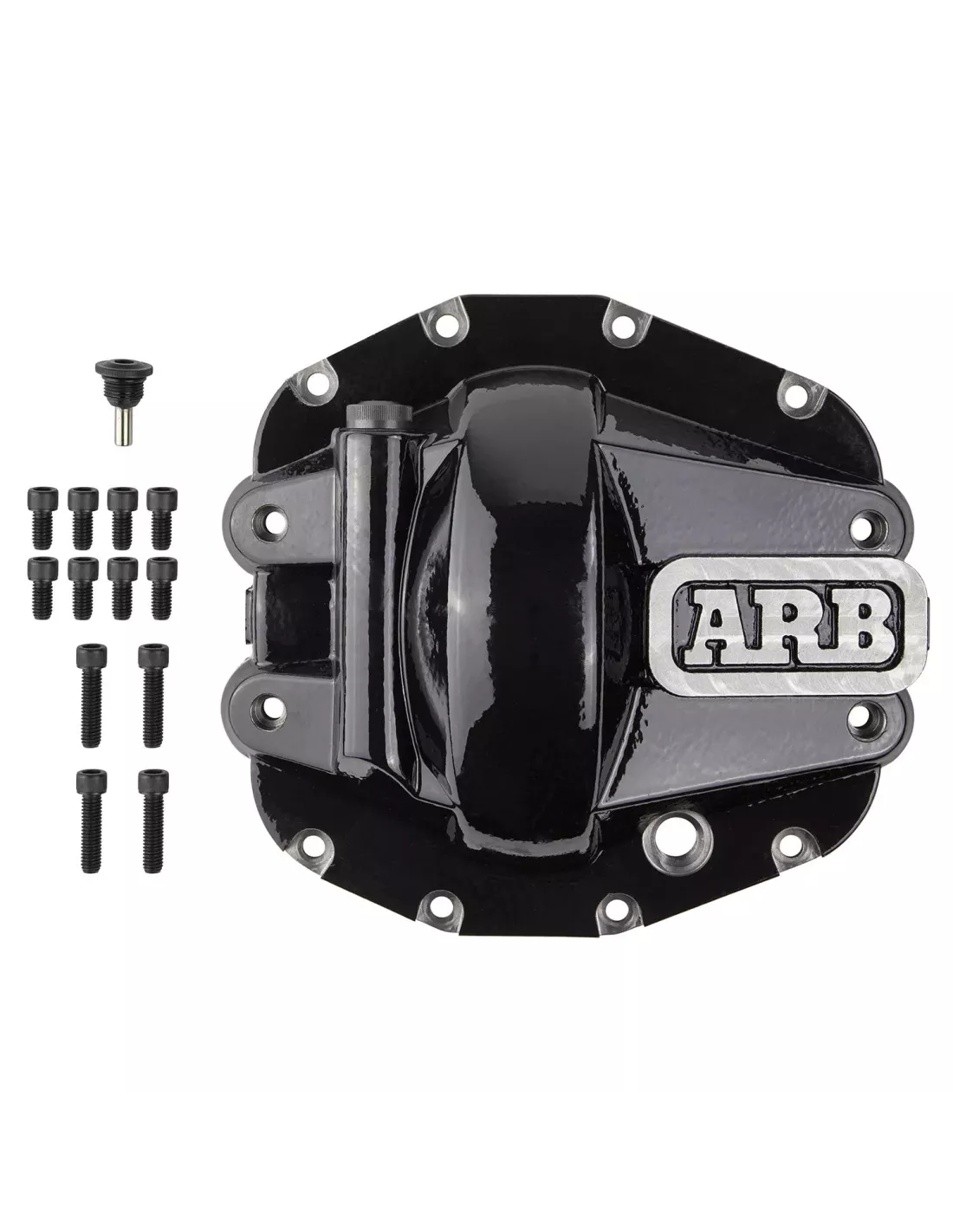 DIFF COVER JL RUBICON FRONT BLACK ARB - accessoire 4x4