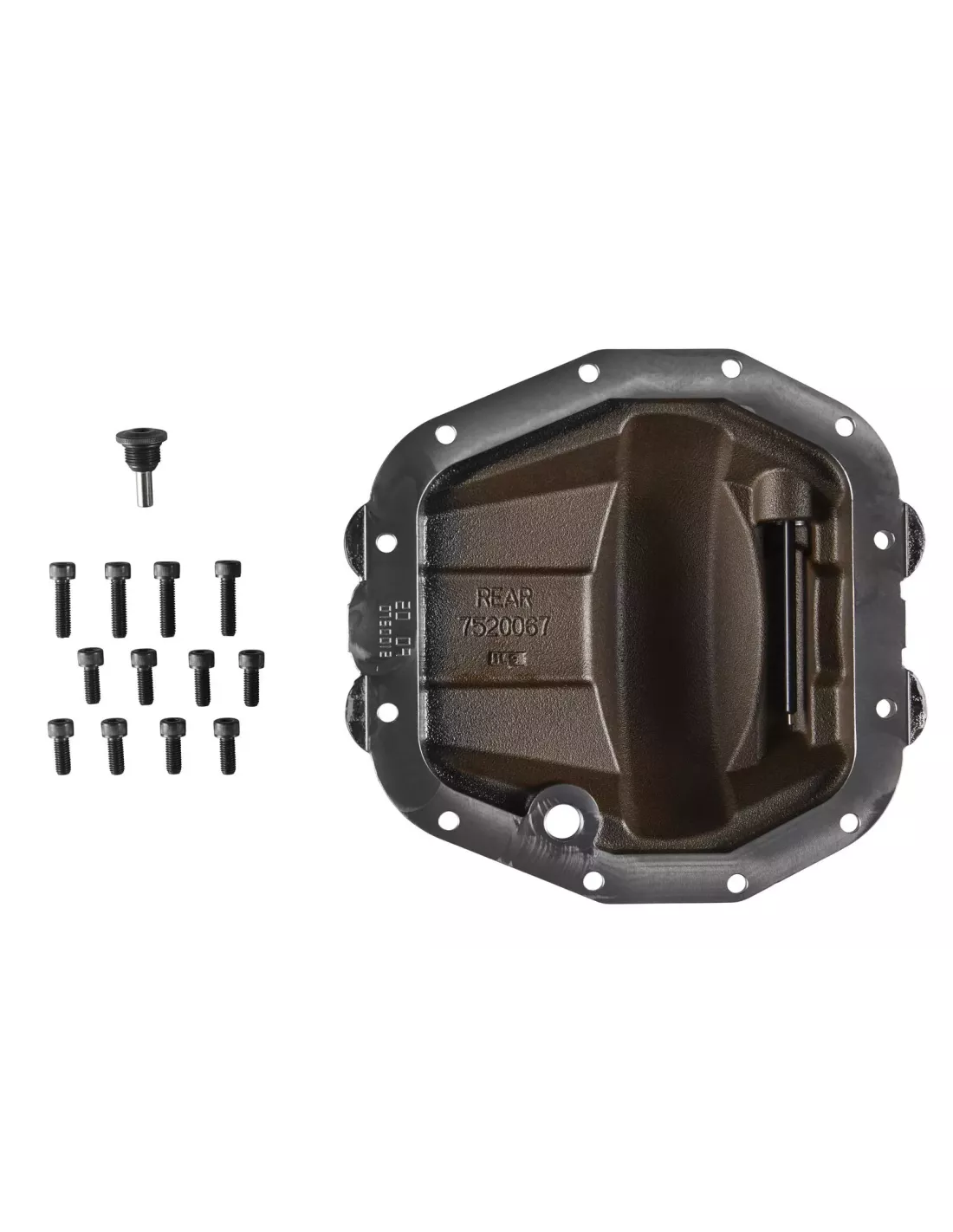 DIFF COVER JL RUIBCON REAR BLACK ARB - accessoire 4x4