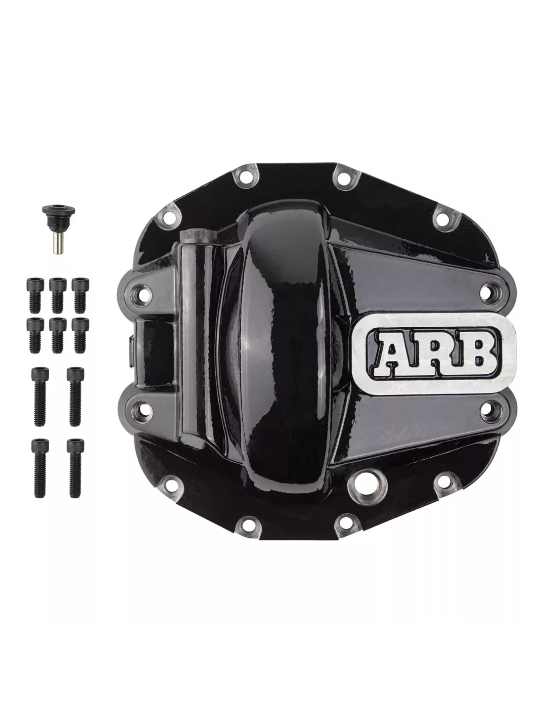 DIFF COVER JL RUIBCON REAR BLACK ARB - accessoire 4x4