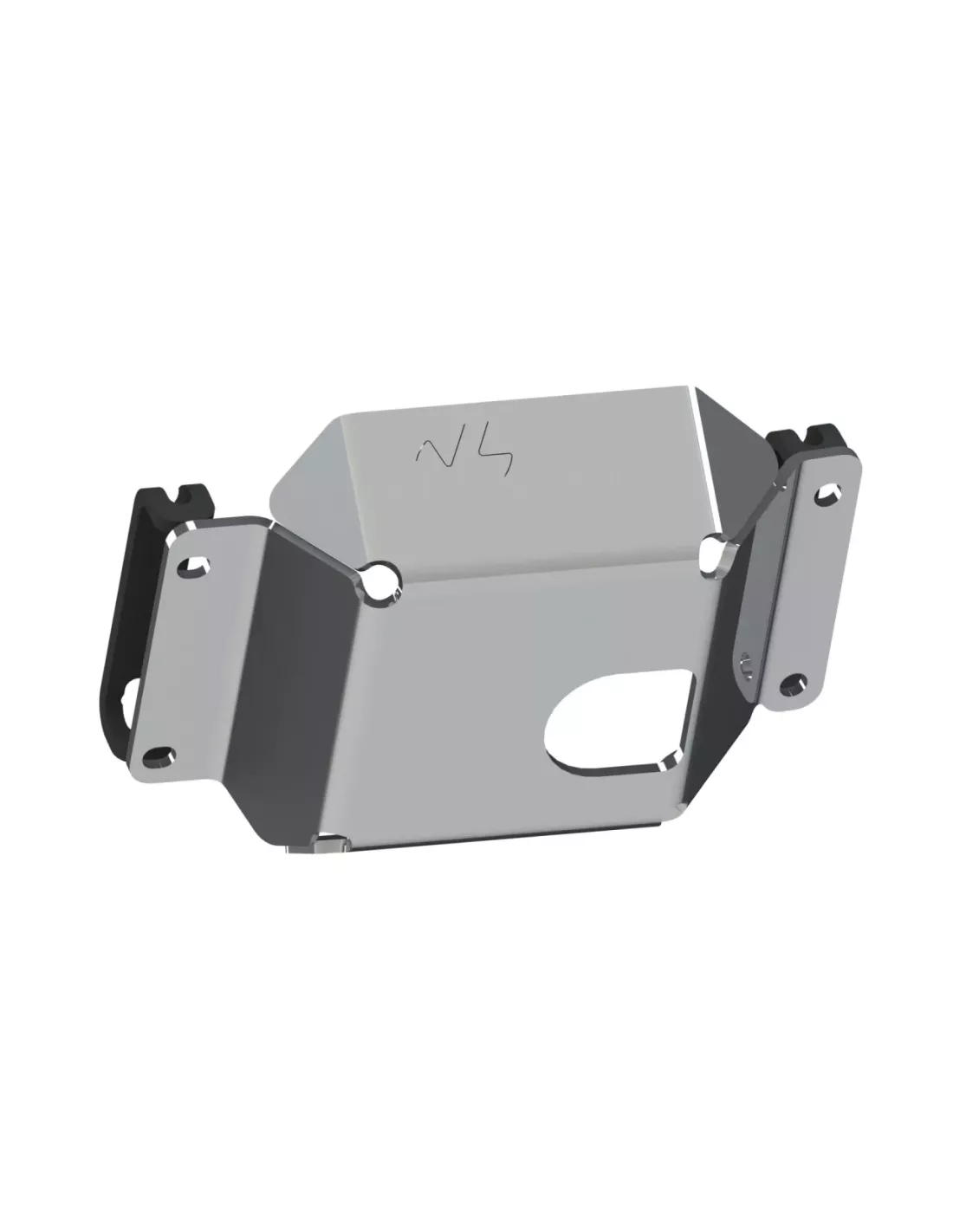 Ski protection nez pont avant aluminium 6mm Toyota Land Cruiser HDJ80