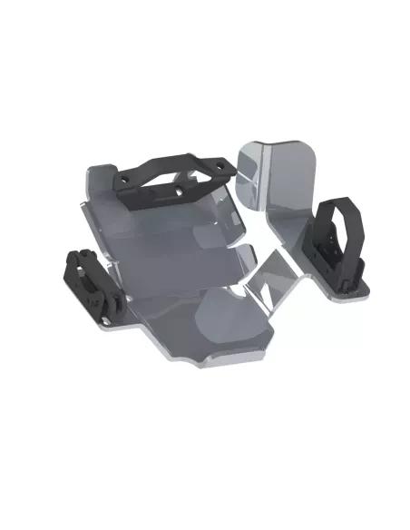 Ski protection nez pont arrière aluminium 8mm Toyota Land Cruiser