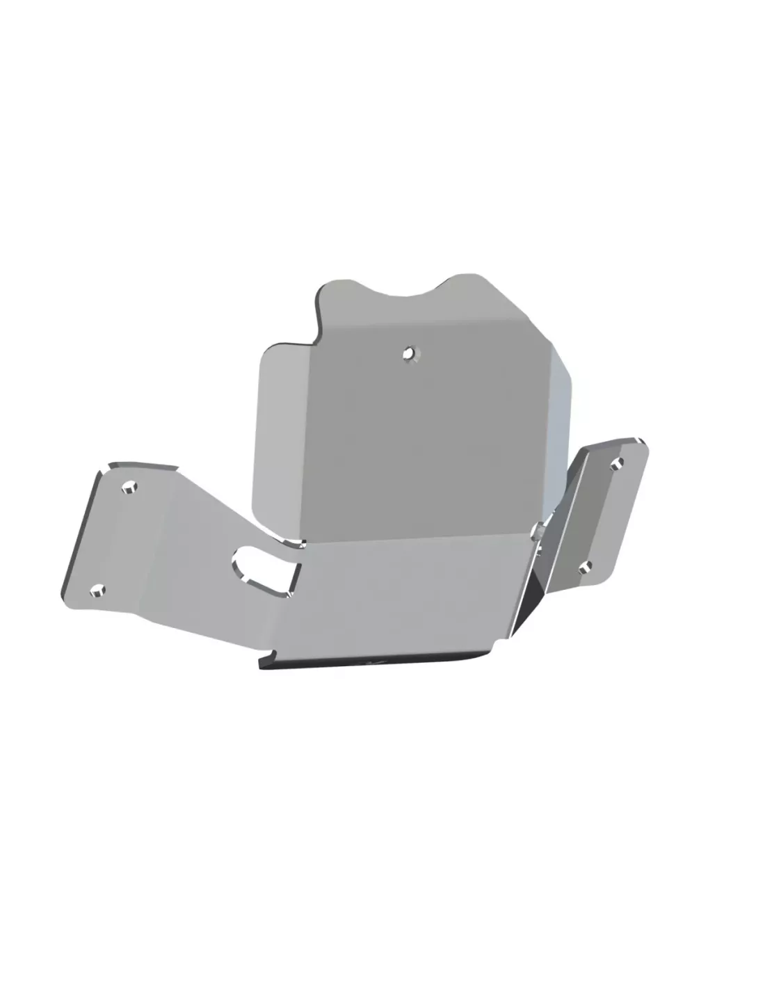 Ski de protection de nez de pont arrière en aluminium de 8mm pour
