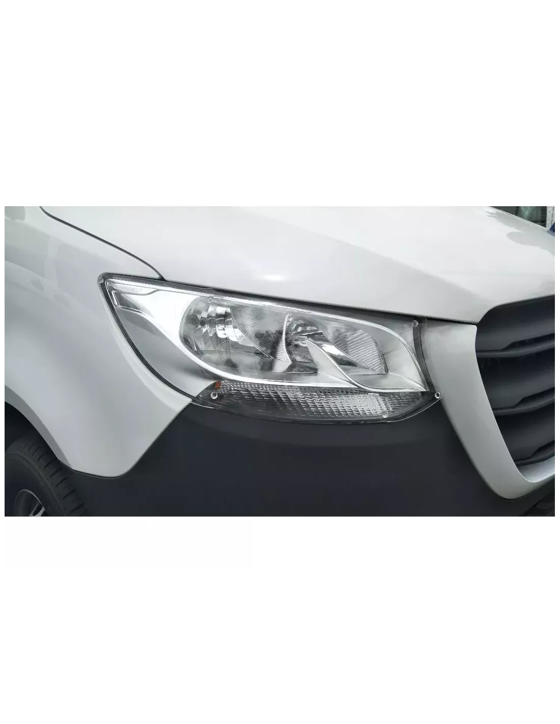 Paire protections de phare Airplex translucide Mercedes Sprinter W907