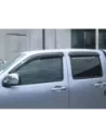 Jeu 4 déflecteurs vitre avant et arrière Isuzu Dmax 2007-2011 AIRPLEX