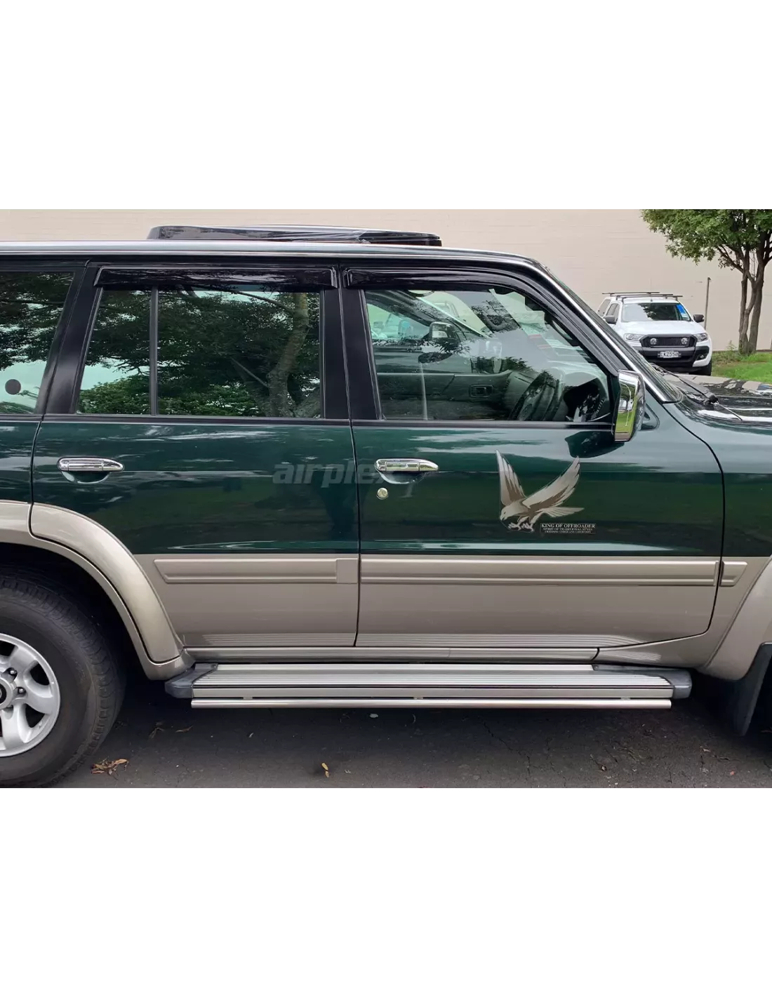 Jeu 4 déflecteurs vitre avant et arrière Nissan Patrol GR Y61 AIRPLEX
