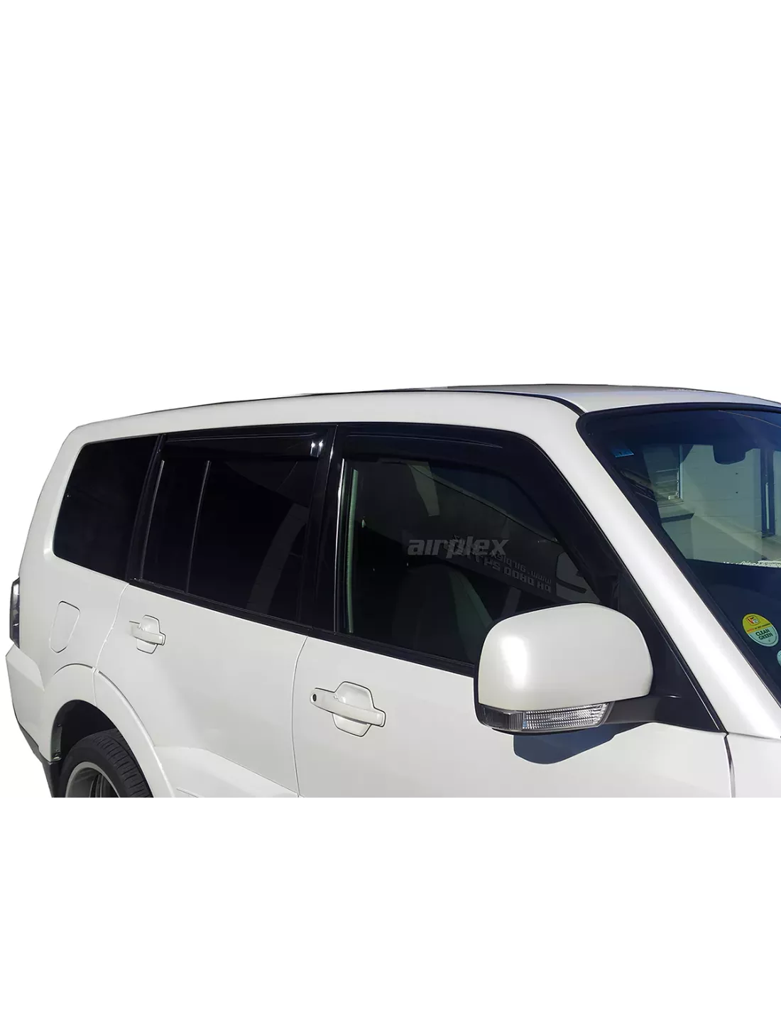 Jeu 4 déflecteurs de vitre avant et arrière Mitsubishi Pajero 2