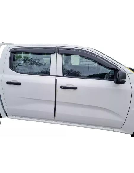 Jeu 4 déflecteurs vitre avant et arrière Ford Ranger T6 T7 T8 AIRPLEX
