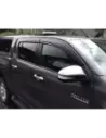 Jeu 4 déflecteurs vitre avant et arrière Hilux Revo AIRPLEX -