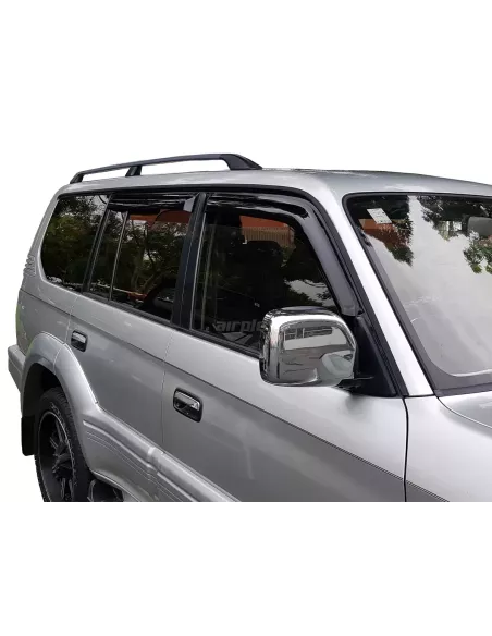 Jeu 4 déflecteurs vitre avant et arrière Toyota KZJ95 KDJ95 AIRPLEX -
