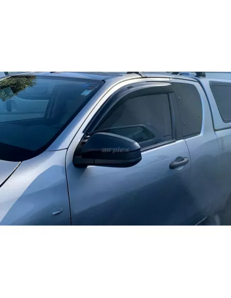 Jeu 2 déflecteurs de vitre avant Hilux Revo simple et Xtra cabine -