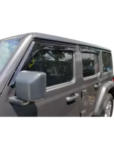 Game 4-voor- en achterste glazen deflectors Jeep Wrangler JL en 2