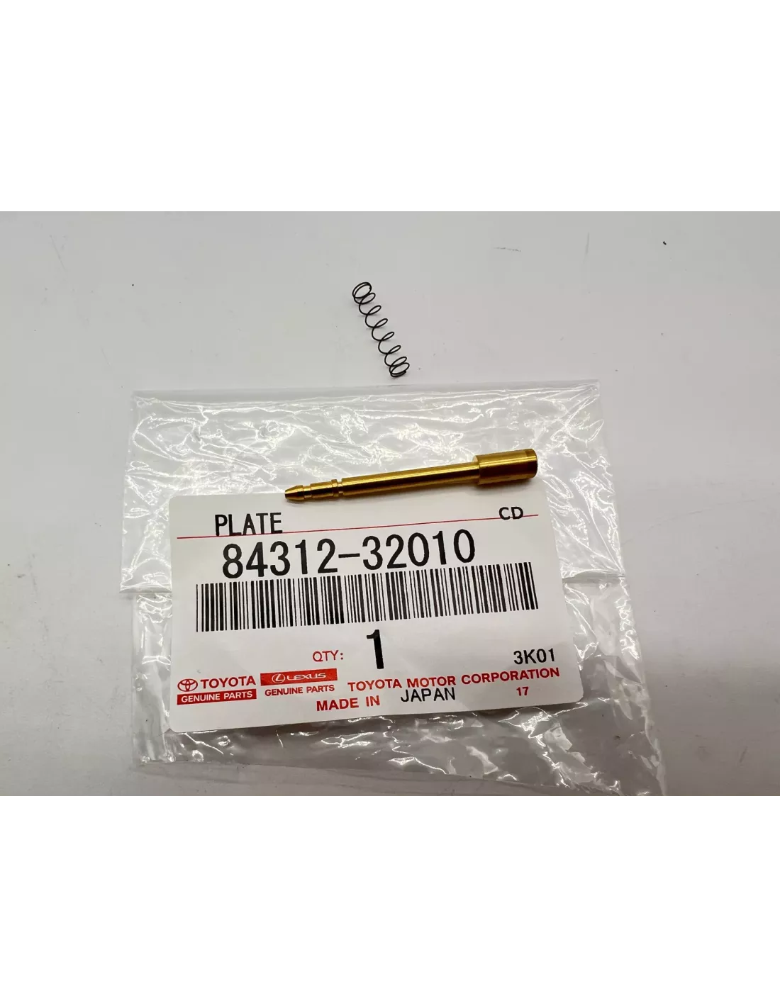 Tige contacteur de klaxon Land Cruiser Série 7 1984-2009 TOYOTA -